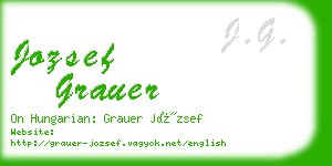 jozsef grauer business card